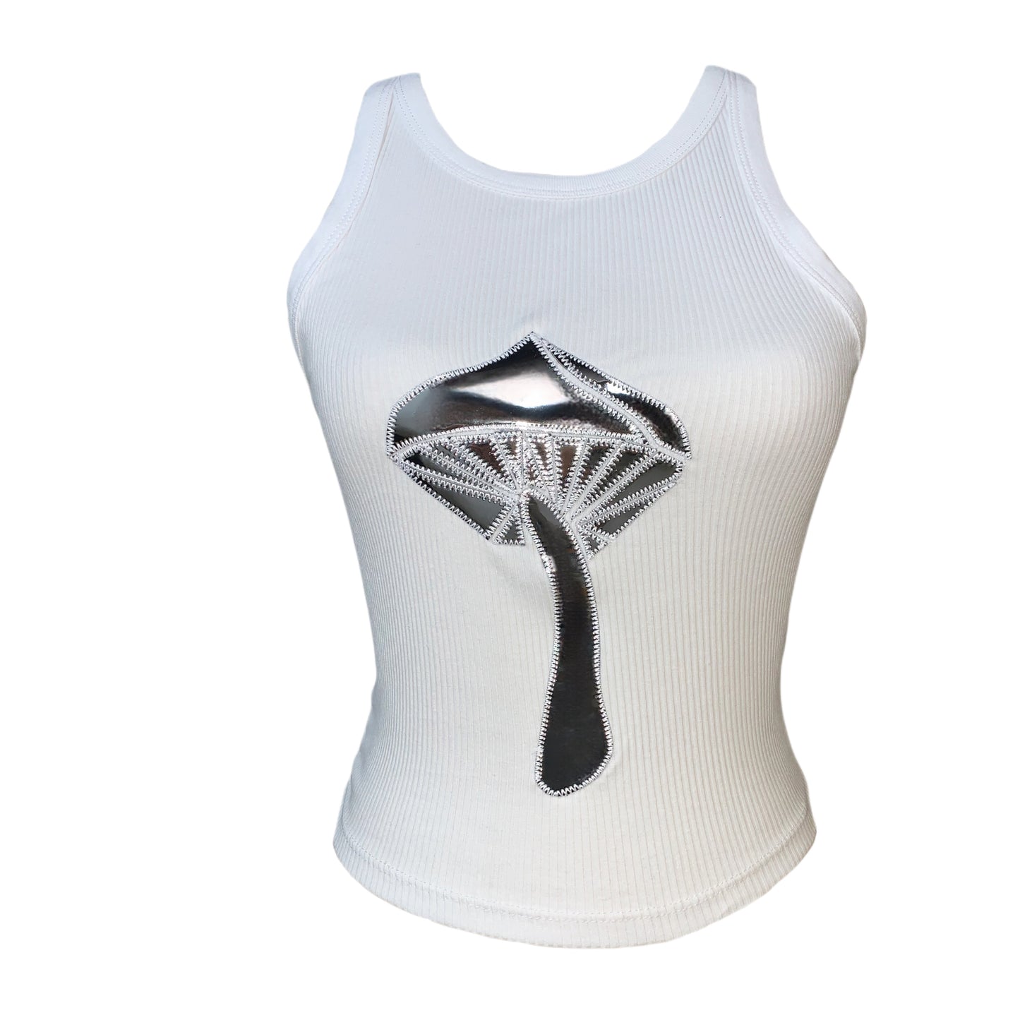 Fungi tank top silver